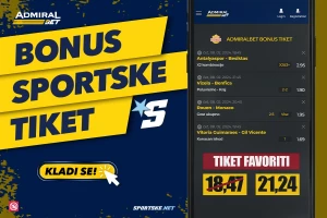 AdmiralBet i Sportske bonus tiket - Igramo na favorite