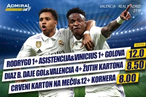 AdmiralBet specijal - Real stiže na Mestalju, da li verujete u brazilsku konekciju i kvotu 12?