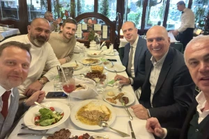 Dejan Stanković na ručku sa čelnicima Zvezde