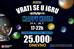 Loptice vam daju drugu šansu u AdmiralBet lokalu!