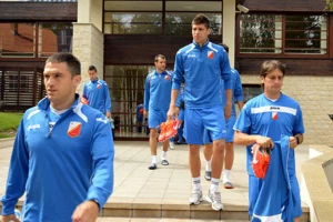 Butorović i Kežman na treningu "Voše"