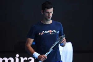 Novak trenirao posle pola meseca