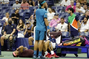 US open - Raskrvavljeni Nadal izbacio Fonjinija i rezervisao kartu za Završni masters