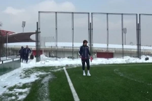 Zvezdin trening na "veštaku", Milojeviću proradile emocije