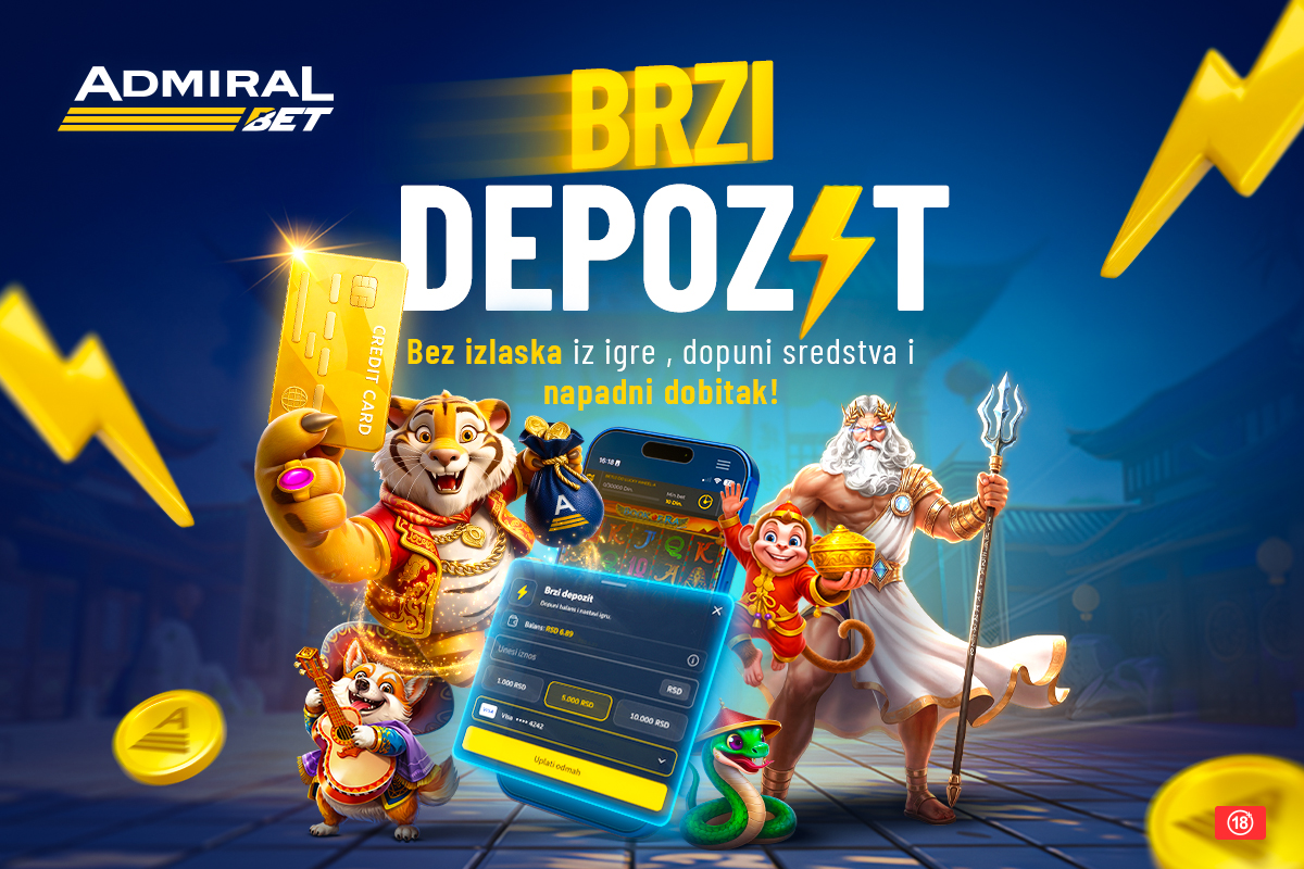 Ne prekidajte igru - najbrža opcija za uplatu depozita je stigla