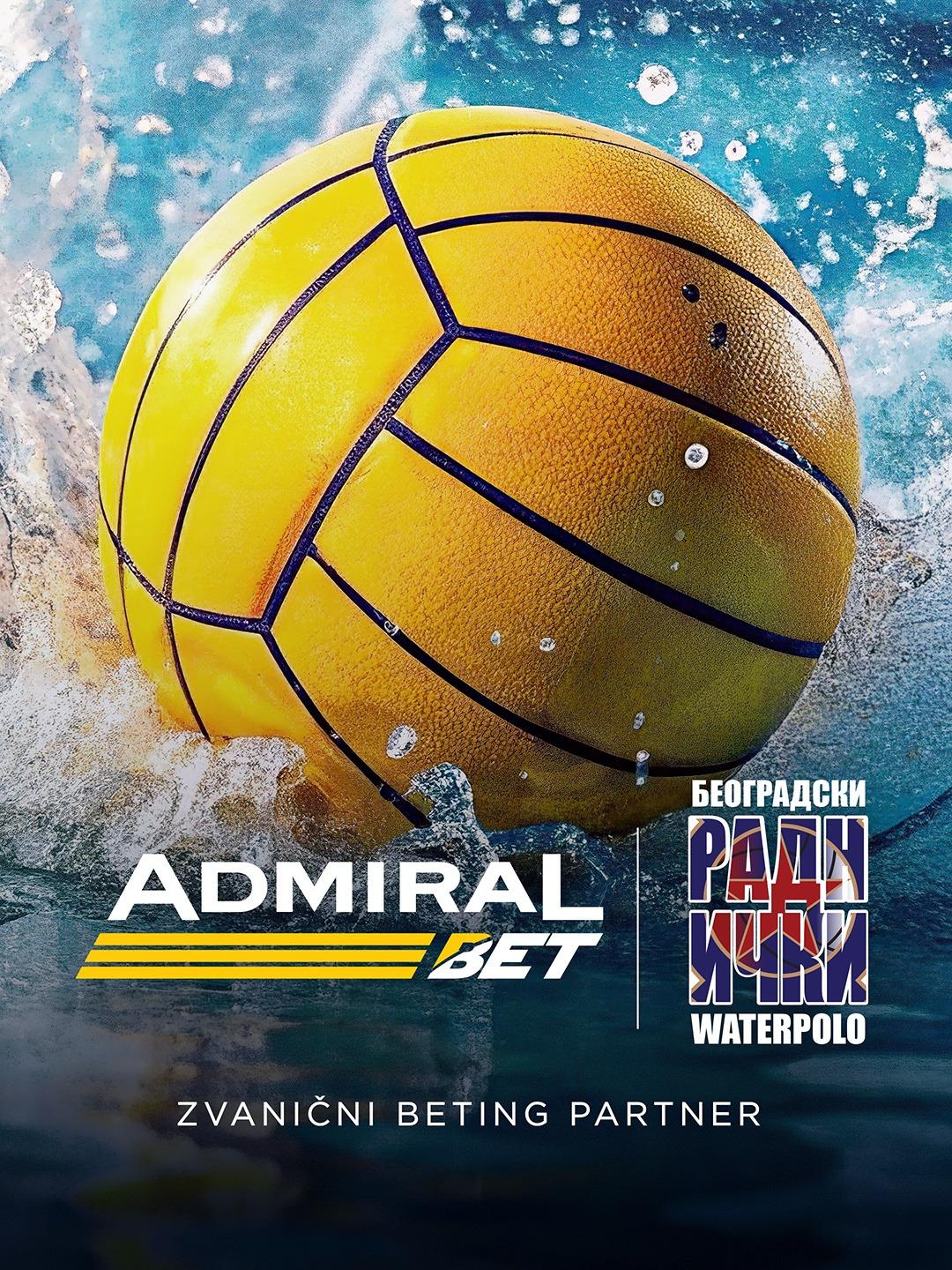 AdmiralBet je novi partner Vaterpolo kluba Radnički