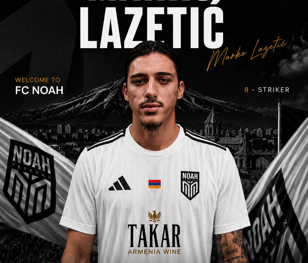 Ništa od Čukaričkog, Marko Lazetić se rastao sa Milanom i izabrao Jermeniju!